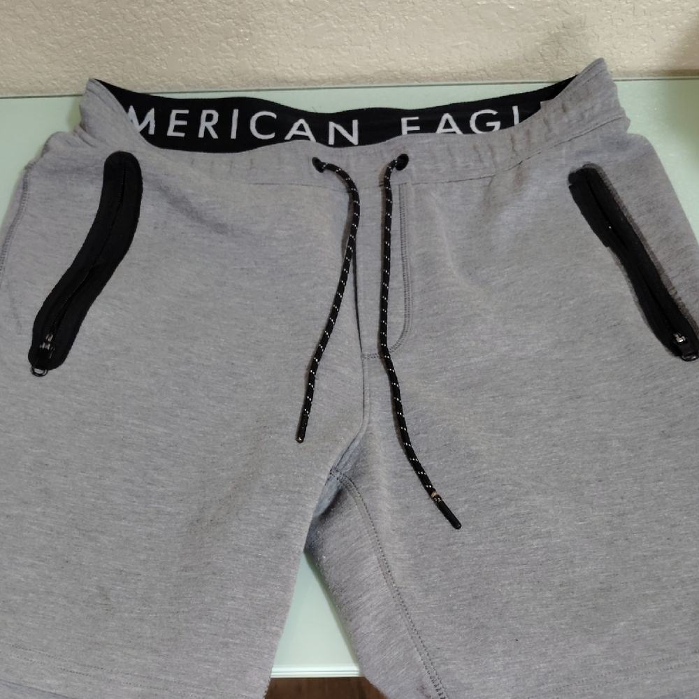 American Eagle Outfitters Light Gray Athletic Shorts